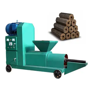 Sawdust Rod machine wood briquette machine biomass charcoal BBQ fuel wood round stick forming machine