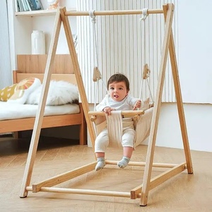 Chaise berceau d'intérieur pour <span class=keywords><strong>bébé</strong></span>, <span class=keywords><strong>équipement</strong></span> de jeu, structure d'escalade en bois, siège de balançoire pour <span class=keywords><strong>bébé</strong></span> personnalisable en gros - Product Image 1