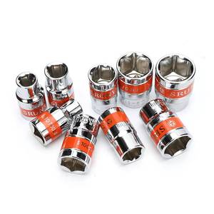 STEELTREKS Nouveauté Vente en gros d'usine : Ensemble d'outils 12 pièces, Clé à douille 1/2" avec rallonge en L et douilles à code rouge, en coffret - Product Image 6
