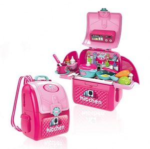 Juego de Juguetes de Cocina en Miniatura para Niños, Maleta de Cocina Portátil de Plástico para Jugar y Decorar, 2023 - Product Image 4