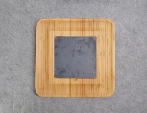 <span class=keywords><strong>Plateau</strong></span> planche à découper <span class=keywords><strong>en</strong></span> <span class=keywords><strong>ardoise</strong></span> carrée, planche à <span class=keywords><strong>fromage</strong></span> avec couteau, ensemble de couverts avec 2 tiroirs extensibles - Product Image 2