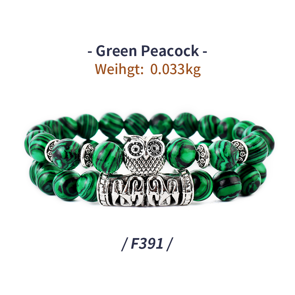 F391-Pavo real verde