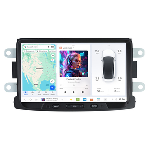 DUDUAUTO Autoradio Android con Schermo Touch da 8 Pollici, GPS, Stereo e Lettore Multimediale per Renault <span class=keywords><strong>Dacia</strong></span> Duster Logan <span class=keywords><strong>Sandero</strong></span> <span class=keywords><strong>Dokker</strong></span> - Product Image 1