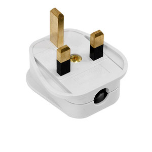 Enchufe Eléctrico <span class=keywords><strong>para</strong></span> Reino Unido con Fusible, 13A 250V, Plástico, 3250W, Uso Doméstico - Product Image 5