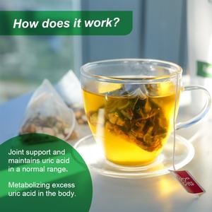 Tisane biologique végétalienne aromatisée Chinaherbs pour l'équilibre de l'acide urique et le soulagement des douleurs articulaires, sachets de thé sans gluten - Product Image 4