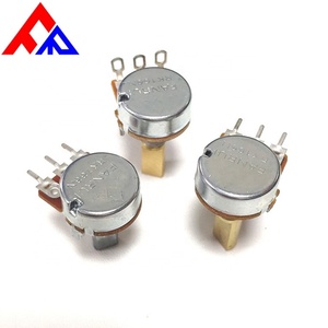 Potentiomètre rotatif moleté à axe en D en métal à 3 broches WH148 pour pédale de simulation de course - Product Image 4