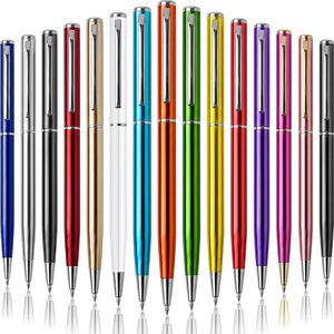 Bolígrafo de Metal Delgado con Logotipo Personalizado, Diseño Novedoso y Elegante, Ideal para Regalos Promocionales de Negocios, Oficina, Hotel y Publicidad - Product Image 1