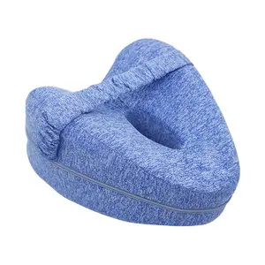 Multi-functional maternity leg pillow heart shaped memory cotton knee pillow clamp leg pillow