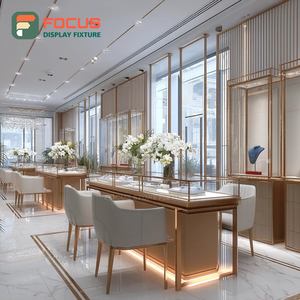 Muebles Modernos de Alta Gama para Joyería, Vitrina de Exhibición para Centro Comercial con Acabado Laminado - Product Image 6