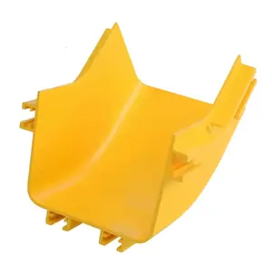 yellow plastic pvc cable trunking /network cable tray