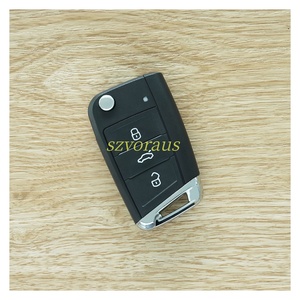 Llaves de Vehículo al por Mayor, Llave Remota de 3 Botones, 434 Mhz (Chip HU66/MQB 48/No Inteligente) para Seat, Skoda, Rapid, Octavia, Golf - Product Image 3