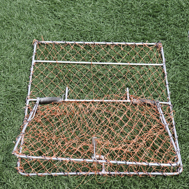 Galvanized Foldable Live Bird Trap | Humane Sparrow Catch Cage for Farm & Backyard Pest Control