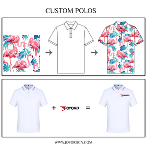 Camisa Polo de Diseño Personalizado con Logotipo, de Algodón Pique Elástico, para Hombre, de Marca, sin Costuras, con Cuello Blanco, para Golf - Product Image 6