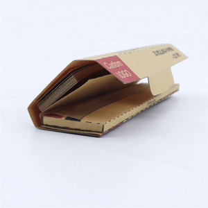 Organic Personalized King Size <b>Rolling</b> Paper Pack Natural Cigarette Paper Branded <b>Rolling</b> Paper Booklet Pocket-size with Tips - Product Image 2
