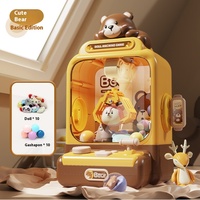 Mini machine à griffes en plastique, jouet interactif pour enfants avec lumières et musique, pour le divertissement à domicile