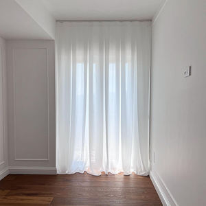 Tissu de <span class=keywords><strong>rideau</strong></span> transparent <span class=keywords><strong>blanc</strong></span>, <span class=keywords><strong>rideau</strong></span> intelligent, rideaux automatiques pour salon, gris, moderne, <span class=keywords><strong>beige</strong></span> - Product Image 5