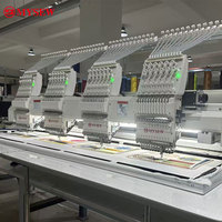 Nouvelle machine à broder informatisée entièrement automatique à 4 têtes avec contrôle indépendant du moteur et fonctionnement continu