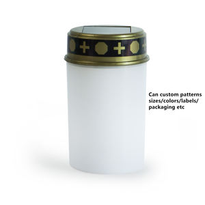 Lampe de cimetière électrique à DEL personnalisée Lampes solaires étanches <span class=keywords><strong>pour</strong></span> jardin Lumière de cimetière <span class=keywords><strong>Bougie</strong></span> <span class=keywords><strong>pour</strong></span> cimetière Lampes solaires <span class=keywords><strong>pour</strong></span> cimetière - Product Image 4