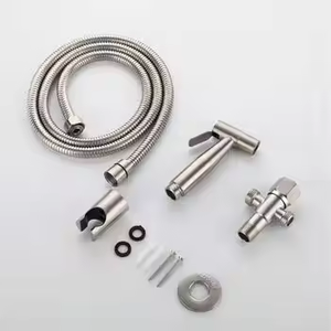 Lizhen-Hwa.Vic Регулируемый <span class=keywords><strong>304</strong></span> давления воды из нержавеющей стали для путешествий Shattaf ручной набор распылителя биде для туалета - Product Image 2