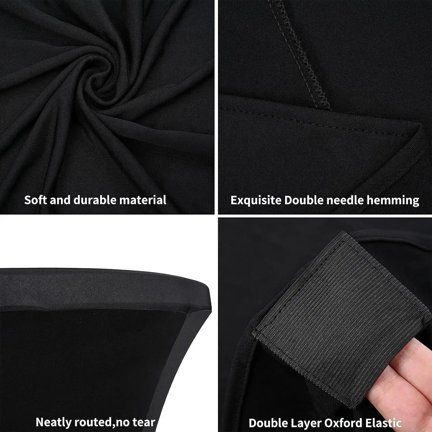 Wholesale Slipcovers Universal Polyester Spandex Folding Chair Cover Seat for Wedding Hotel Elegant Banquet Dining