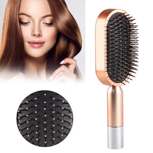 Cepillo de pelo de Borstel para mujer, Cepillo de pelo Autolimpiante, masajeador de aire 3D, autolimpieza - Product Image 3