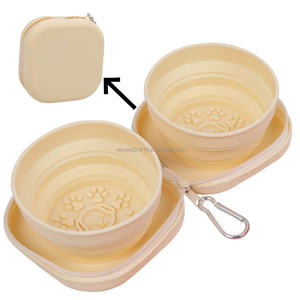 2-in-<span class=keywords><strong>1</strong></span> Faltbarer Reisenapf für Haustiere, Neuer Trend 2026, Zusammenklappbarer Reisenapf für Hunde - Product Image 1