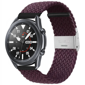 <span class=keywords><strong>Bracelet</strong></span> de montre de remplacement en <span class=keywords><strong>nylon</strong></span> tressé de 18 à 22 mm pour montre intelligente <span class=keywords><strong>Garmin</strong></span> Huawei Samsung - Product Image 3