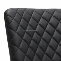 Fauteuil d'appoint moderne en cuir PU, chaise longue rembourrée imperméable pour salon, salle à manger et chambre à coucher