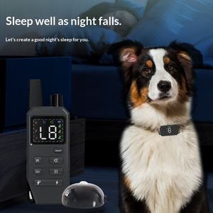 Afstandsbedienbare hondentrainer met ultrasone vibratie, elektrische schok & IR infrarood anti-blaf trainingshalsband - Product Image 4