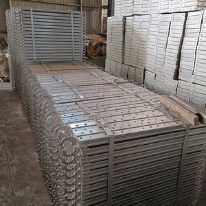 Planche d'échafaudage en acier Q235 de haute qualité, galvanisée à chaud, haute résistance, pour la construction - Product Image 3