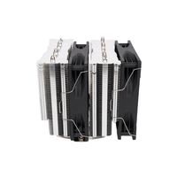 660 Dual Tower 6 Heat Pipes CPU Heat sink High-Performance Quiet Operation Fluid Bearing Dual Cooling Fans Computer Case