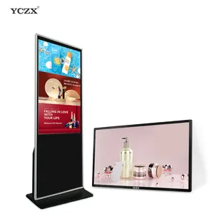 Fábrica direta OEM ODM 43 polegadas publicidade jogador vertical digital signage exposição chão quiosque ereta