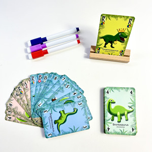 Bán buôn đầy đủ màu sắc Poker boong thẻ vui vẻ trò chơi chất lượng cao chơi thẻ tùy chỉnh in với sách hướng dẫn và hộp - Product Image 5