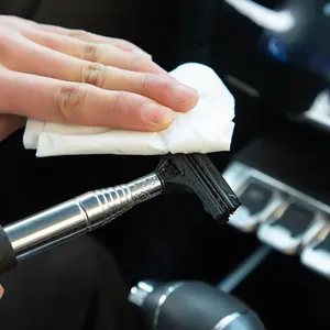 ที่ปัดน้ำฝนกระจกมองหลังรถยนต์แบบยืดหดได้ ขายส่ง ด้ามจับยาว 98 ซม. อุปกรณ์ทำความสะอาดกระจก ขจัดฝ้า - Product Image 2