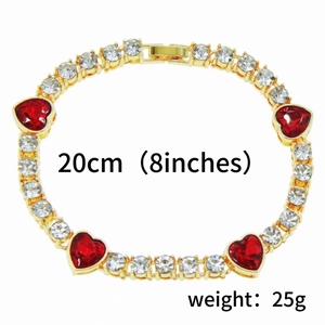 สร้อยข้อมือรูปหัวใจแบบโอเวอร์ไซส์ สไตล์ฮิปฮอป ปี 2026 ดีไซน์เฉพาะตัว วัสดุอัลลอยด์ สำหรับผู้ชาย เครื่องประดับแฟชั่น ขายส่ง - Product Image 4