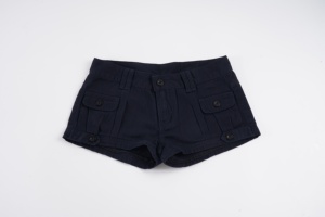 Shorts Cargo para Mujer, Cintura Baja, Estilo Paperbag, Transpirables, Ultra Cortos, Color Sólido, Casuales, Cómodos, para Verano - Product Image 2