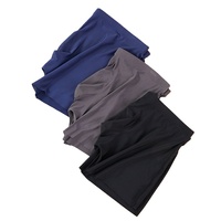 Sous-vêtements d'été en soie glacée pour hommes Boxer ultra-mince à séchage rapide, respirant, élastique, grande taille, vente en gros