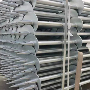 Tornillo Helicoidal de Acero para Cimentación, Pilotes Helicoidales para Energía Solar Fotovoltaica, Galvanizado en Caliente - Product Image 2