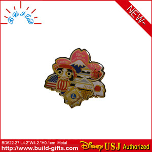 Fábrica personalizado anime insignia de botón 2020 pines mantener América gran Trump de hierro inoxidable insignia de botón para - Product Image 3