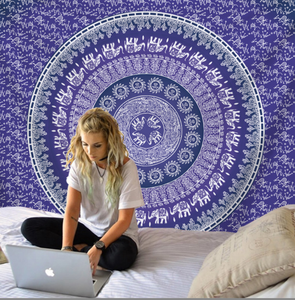 N-046 INS Style Nordique mandala psychédélique tissu tapis mur rideau suspendu <span class=keywords><strong>tapisserie</strong></span> mandala couverture pour la décoration intérieure nappe - Product Image 1