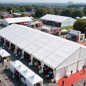Tente de publicité de chapiteau prolongé d'exposition de structure en aluminium de tente d'exposition et de conférence de <span class=keywords><strong>grande</strong></span> taille - Product Image 2