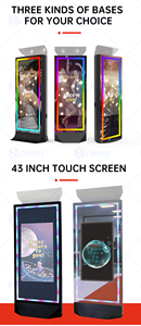 Ma Thuật gương tháp ảnh gian hàng vỏ 43 inch LCD màn hình cảm ứng Selfie gương photobooth 70 inch gương ảnh gian hàng máy - Product Image 3