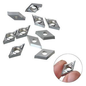 Inserto de carburo DCGT11T302 DCGT11T304 DCGT11T308 DCGT32.51 AK H01 Hoja de aluminio Torno de madera Herramienta de torneado CNC para aluminio - Product Image 1