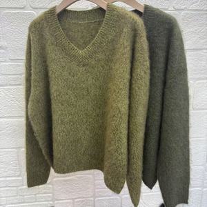 <span class=keywords><strong>Pull</strong></span> en laine tricoté pour <span class=keywords><strong>femme</strong></span>, doux pour la peau, <span class=keywords><strong>pull</strong></span> à <span class=keywords><strong>col</strong></span> en <span class=keywords><strong>V</strong></span>, <span class=keywords><strong>pull</strong></span> épais pour l'hiver, <span class=keywords><strong>prix</strong></span> d'usine - Product Image 5