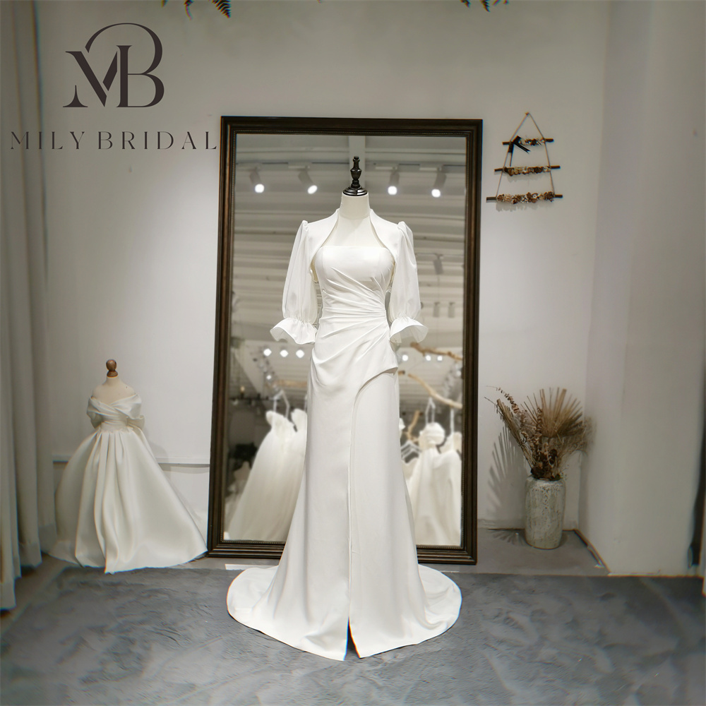 Veste de mariage élégante en dentelle grande taille Collection