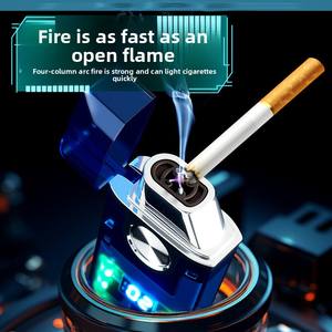 Dericsson Voice Activated <b>Rechargeable</b> Lighter Dual Arc Windproof Custom Logo Igniter - Product Image 4