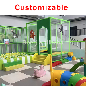 Emocionante Parque Infantil Interior para Niños con Tirolina Suave y Muro de Escalada para Amantes de la Emoción - Product Image 4