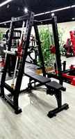 Tour de musculation multifonction professionnelle en acier, équipement de fitness à charge libre, système double puissance, banc incliné pour exercices supérieurs, épaules et bras