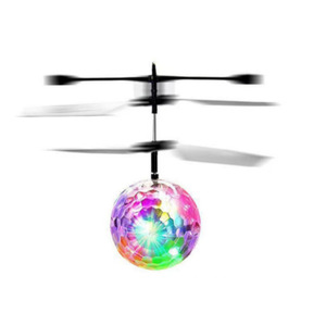 New <strong>Flying</strong> RC Ball Aircraft <strong>Helicopter</strong> Led Flashing Light Up Toy Induction Toy Electric Toy Crystal Ball Drone For Kids Children - Product Image 5