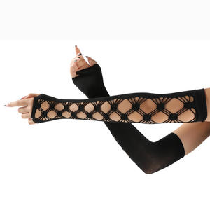 Gants de conduite d'été HZS-25030 résistants aux UV pour filles mitaines en dentelle résille à la mode pour les fêtes - Product Image 4